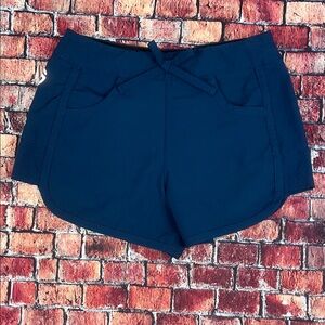 Magellan Outdoors Youth Girls Dark Blue Athletic Shorts